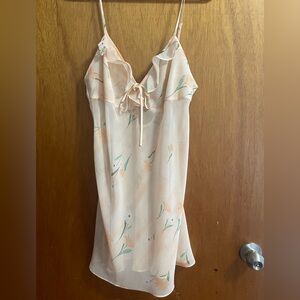 Floral Print Women's Nightgown